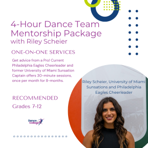 One-On-One Professional Dance Team Mentorship Package
